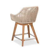 CO9 Design - Dalton Swivel Counter Stool with Dune Cushion - DA16CUSDA16DUNE