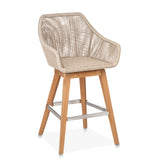 CO9 Design - Dalton Swivel Bar Stool w/ Dune Cushion - DA18CUSDA18DUNE