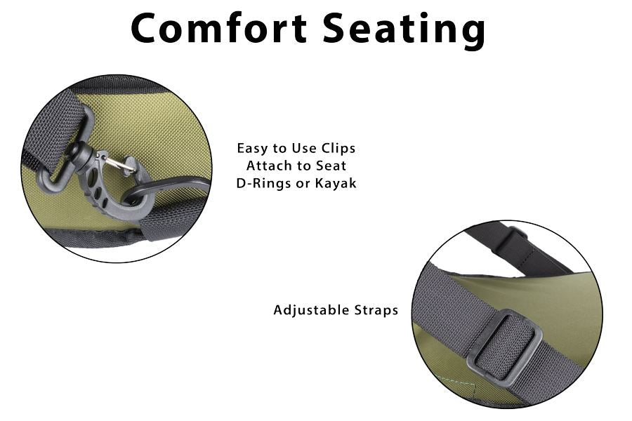 Deluxe Inflatable Seat- GREEN