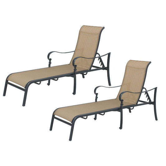 Darlee - Mountain View Patio Chaise Lounge (Set of 2) - 201610-33-2