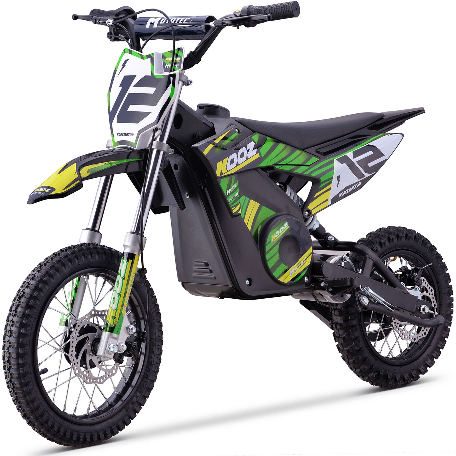 MotoTec - MotoTec 36v 1000w (HP112E) Electric Dirt Bike Green