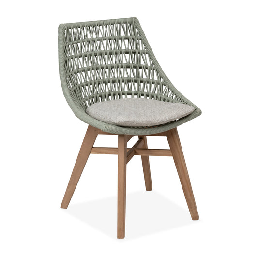 CO9 Design - Edge Rope Dining Chair with Dune Cushion, Set of 2 - ED15CUSED15-2