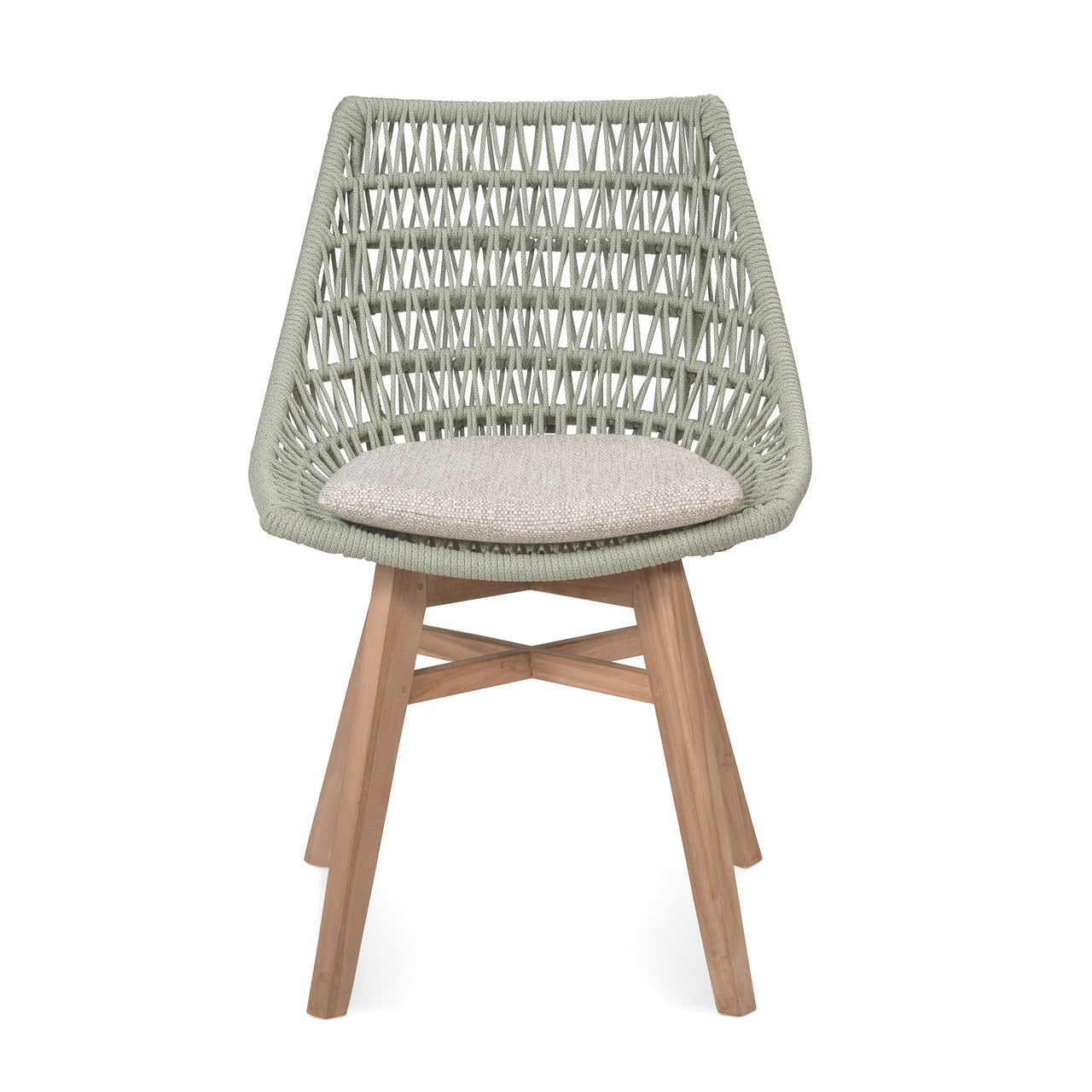 CO9 Design - Edge Rope Dining Chair with Dune Cushion, Set of 2 - ED15CUSED15-2