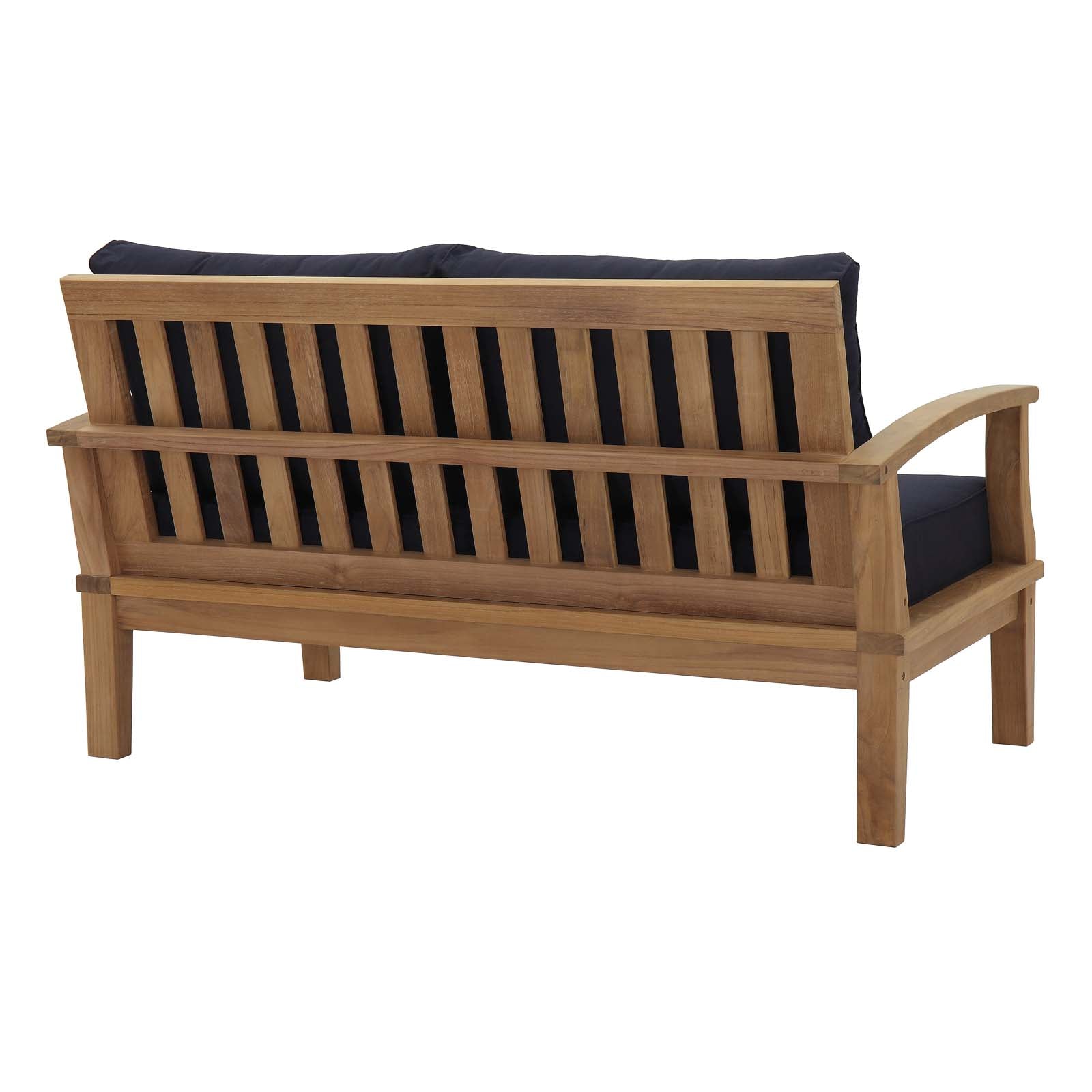 Modway - Marina Outdoor Patio Teak Loveseat - EEI-1144