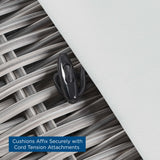 Modway - Conway 5-Piece Outdoor Patio Wicker Rattan Furniture Set