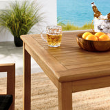 Modway - Vienna 3-Piece Outdoor Patio Teak and Rope Dining Set with Armchairs - EEI-6940