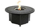 52" Round Chat Wrap Firepit Table Designer (Burner or Ice Bucket NOT Included)