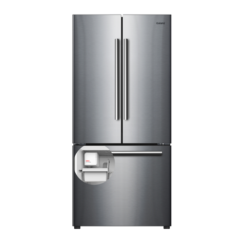 GALANZ - 16 CF French Door Refrigerator, Icemaker - GLR16FS2K16