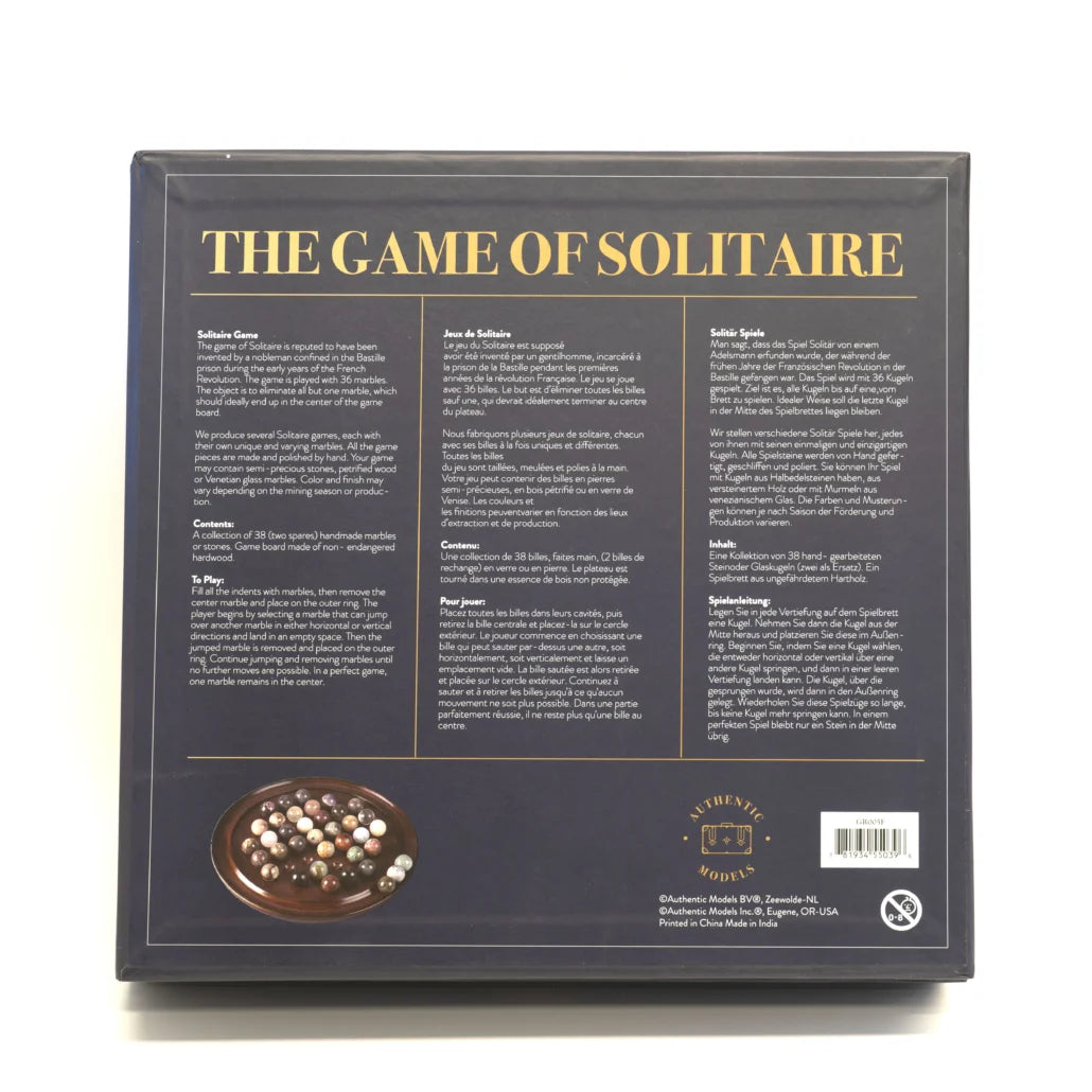Authentic Models Americas Solitaire Game 20mm, French Finish*