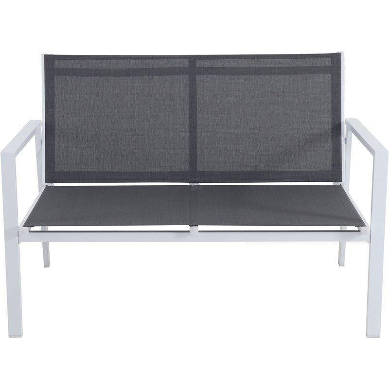 Mod Furniture - Harper 4-piece Sling Seating Set - White/Gray | HARP4PC-WG