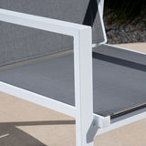 Mod Furniture - Harper 4-piece Sling Seating Set - White/Gray | HARP4PC-WG