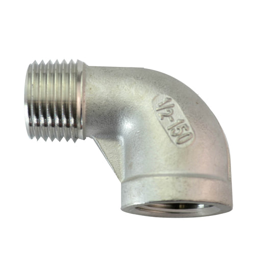 The Outdoor Plus - 1/2 Inch M To F Elbow Stainless Steel Fitting  - OPT-SSEB