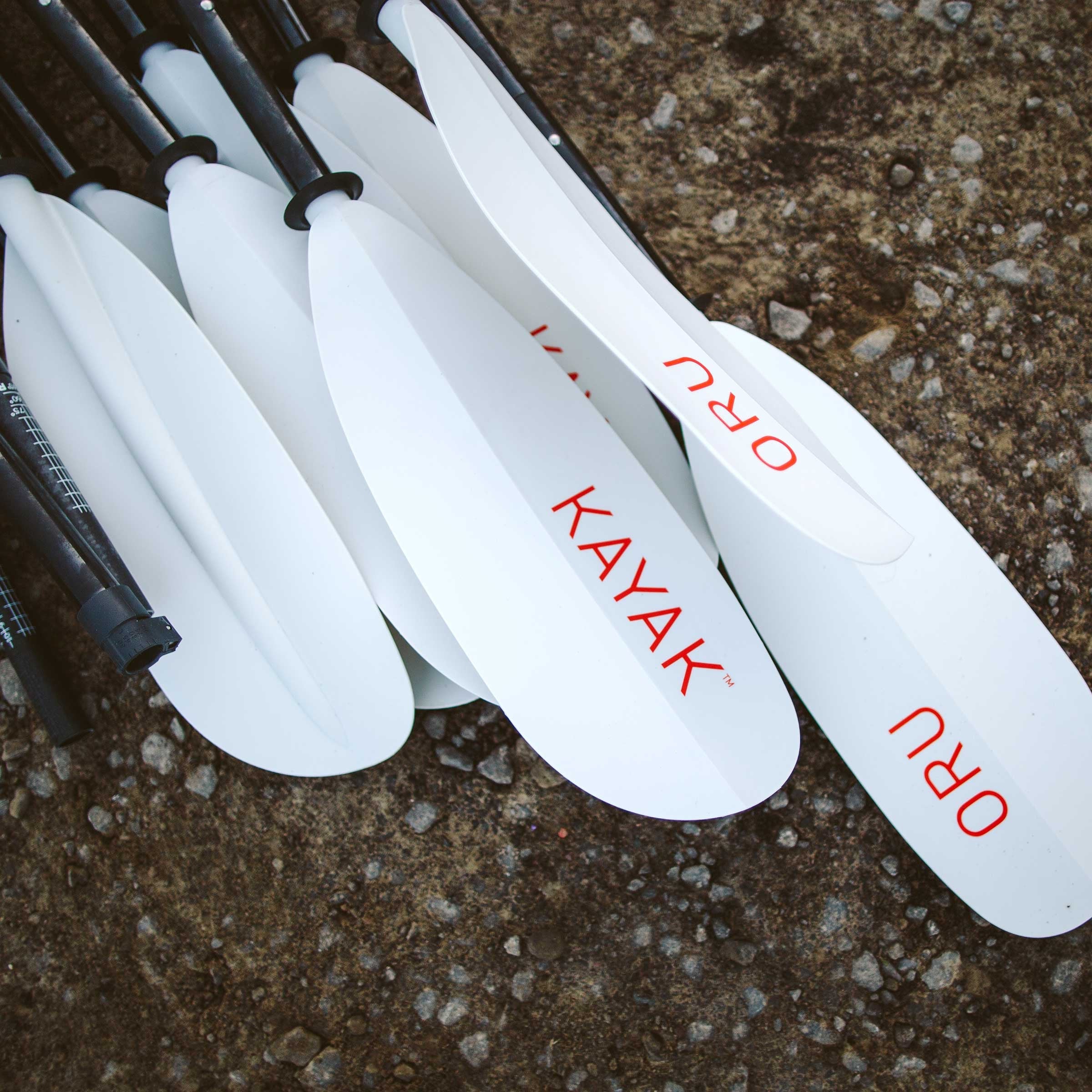 Oru Paddle - Adjustable 4 piece Fiberglass lightweight paddle (2.75 lbs)
