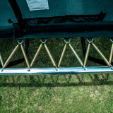 Jumpking - 18' x 10" Rectangle Backyard Trampoline with Safety Enclosure - JKRC1018HEC3V2