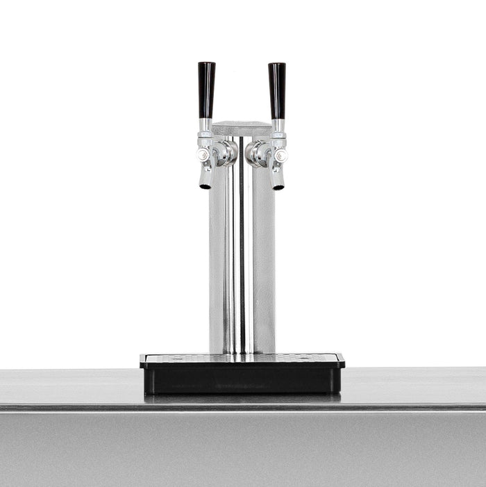 TruFlame - 24" 6.6C Deluxe Outdoor Rated Kegerator - No Tap | TF-RFR-24DK