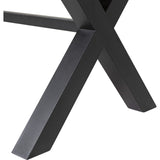 Armen Living - Glendora Light Brown Rectangle Eucalyptus Wood Outdoor Dining Table