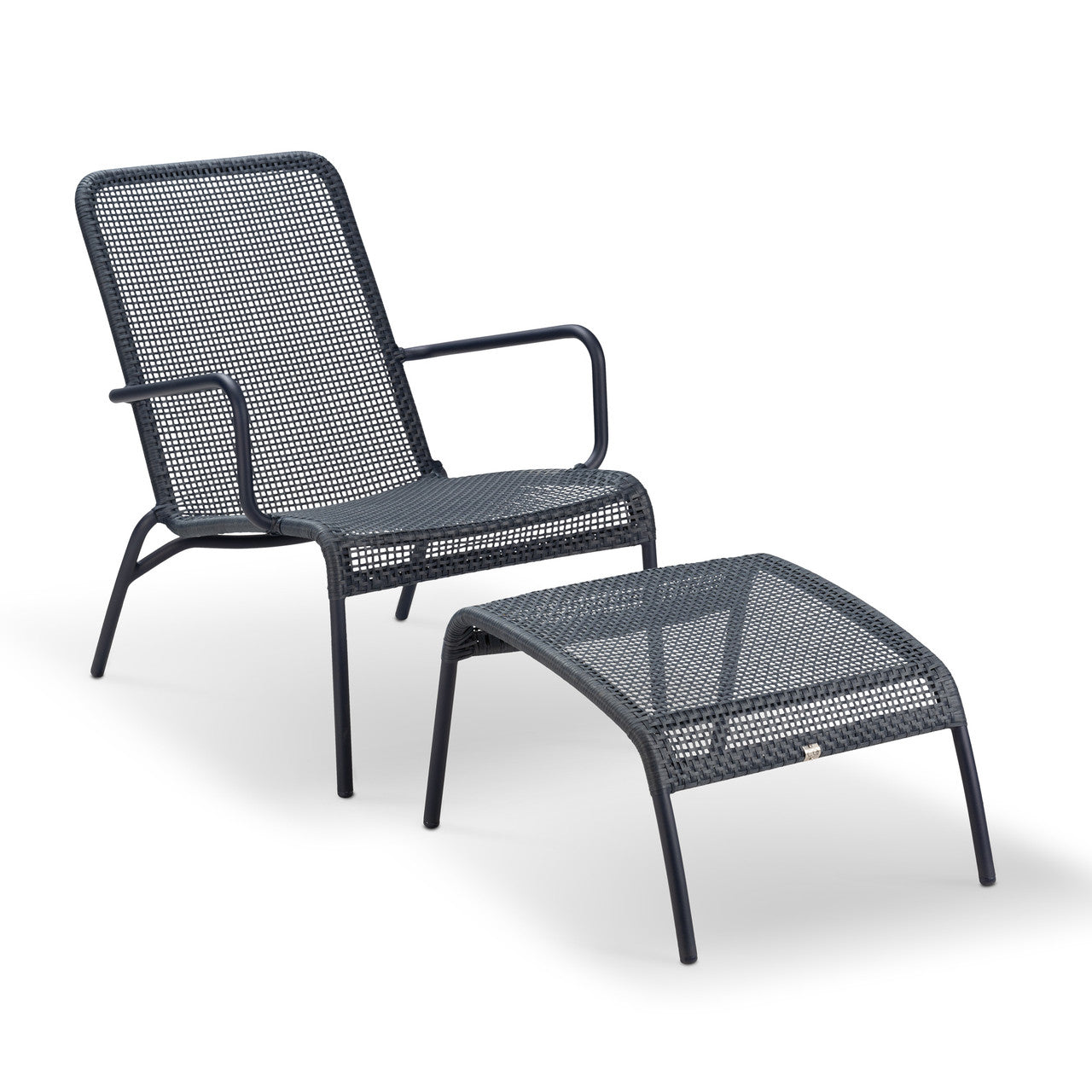CO9 Design - Ludlow Lounge Chair w/ Ottoman,Indigo