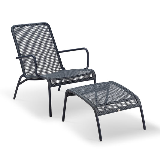 CO9 Design - Ludlow Lounge Chair w/ Ottoman,Indigo
