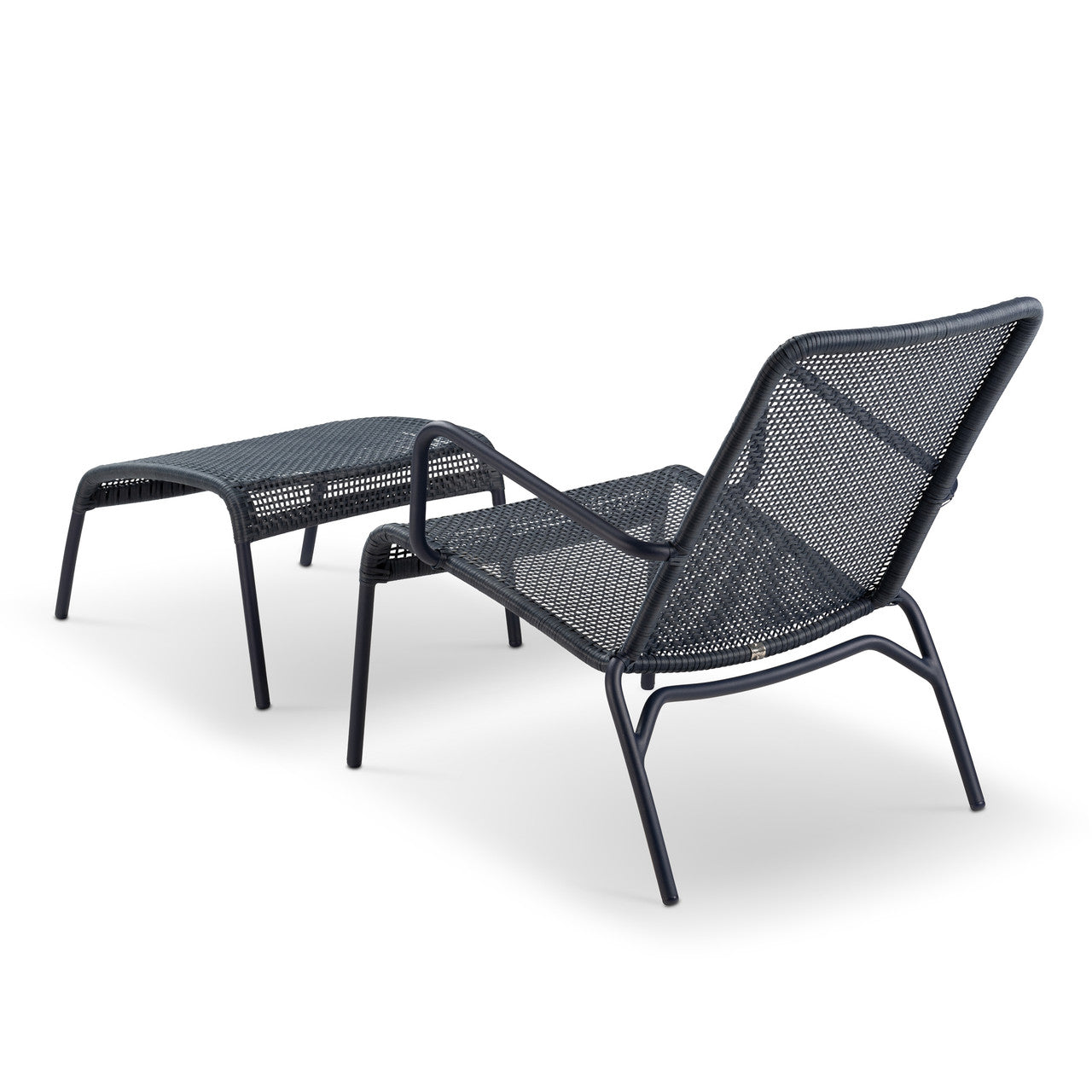 CO9 Design - Ludlow Lounge Chair w/ Ottoman,Indigo