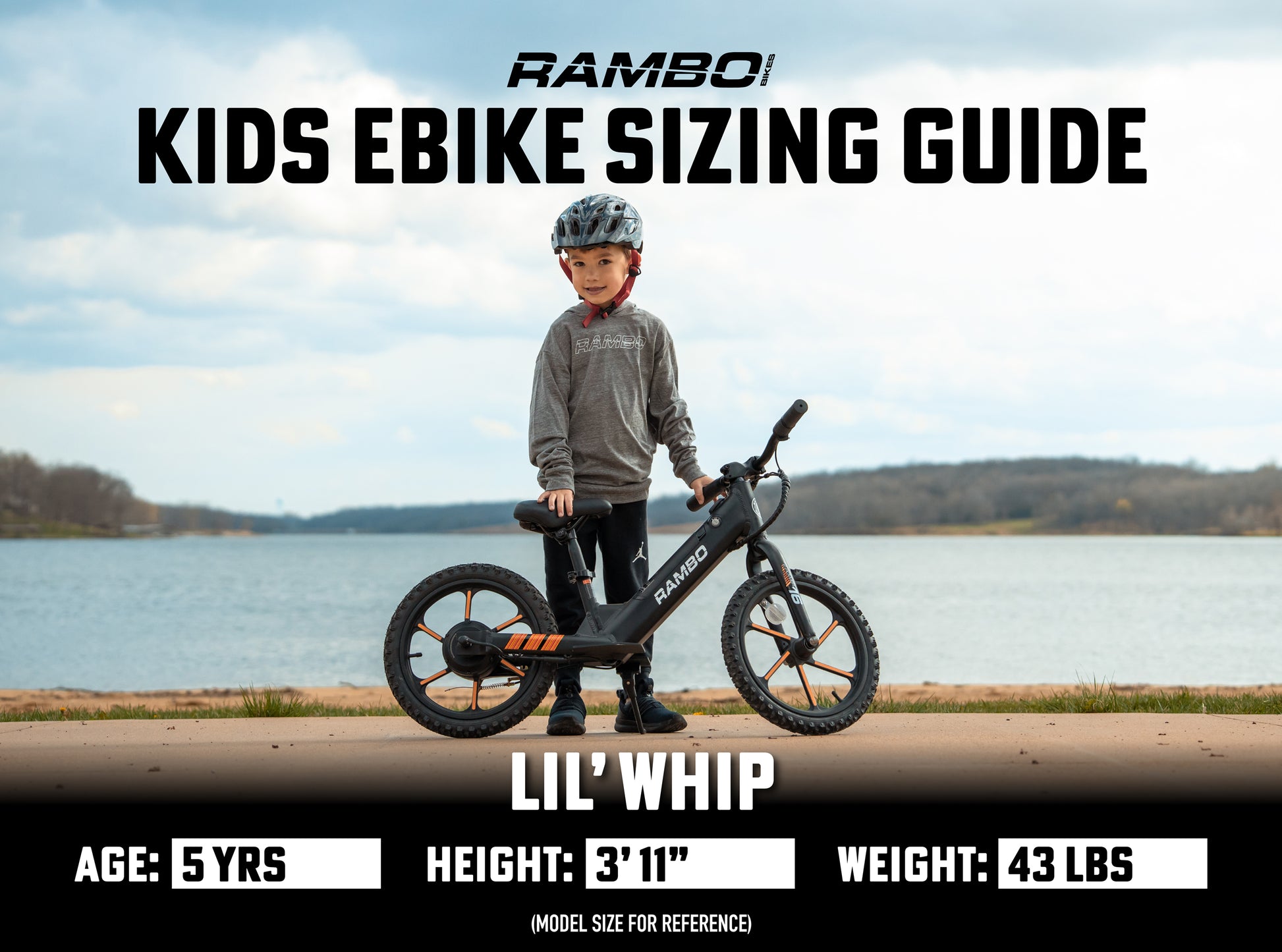Rambo Electric Bikes - LIL' WHIP 3.0 - Matte Black