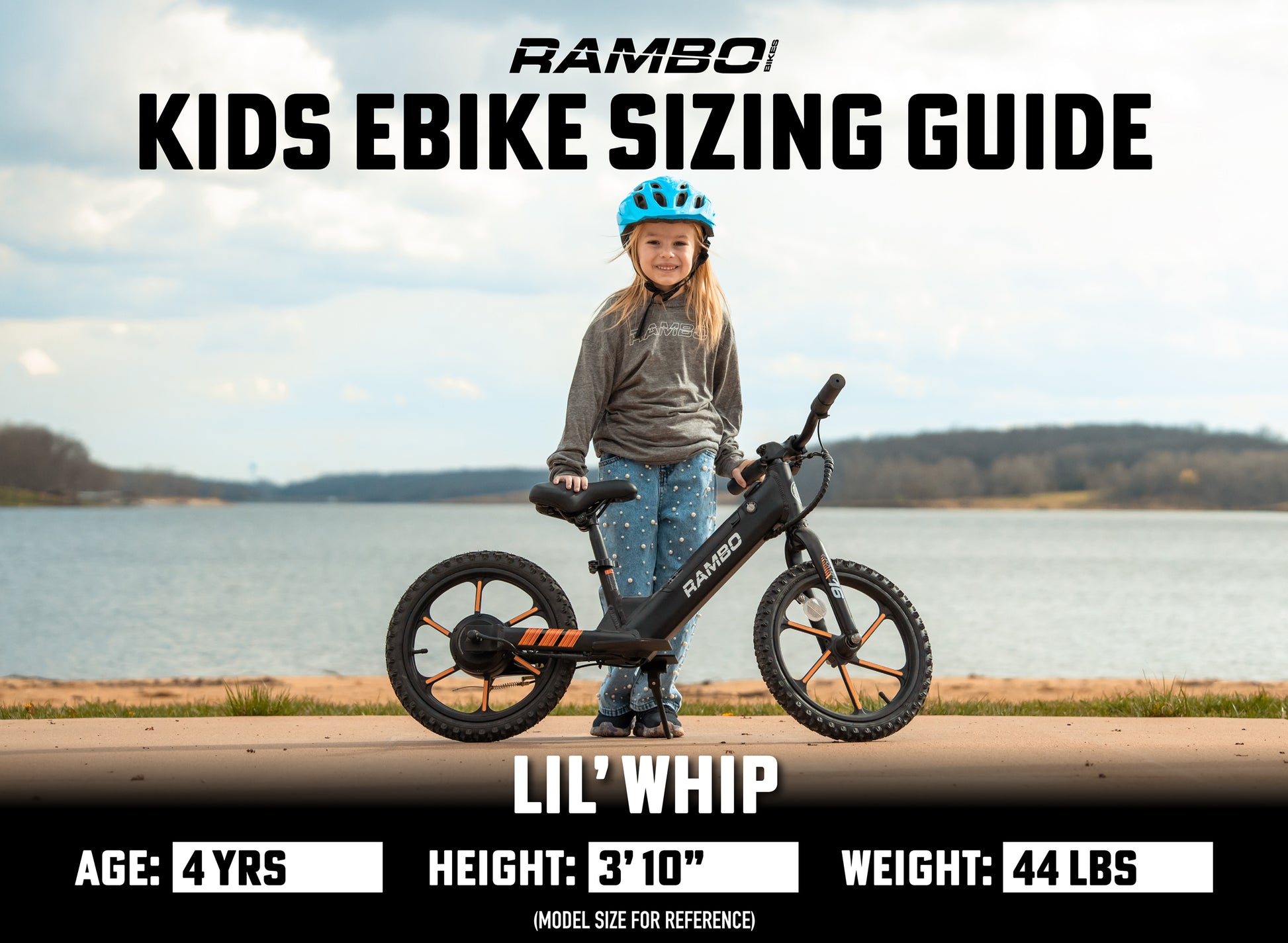Rambo Electric Bikes - LIL' WHIP 3.0 - Matte Black
