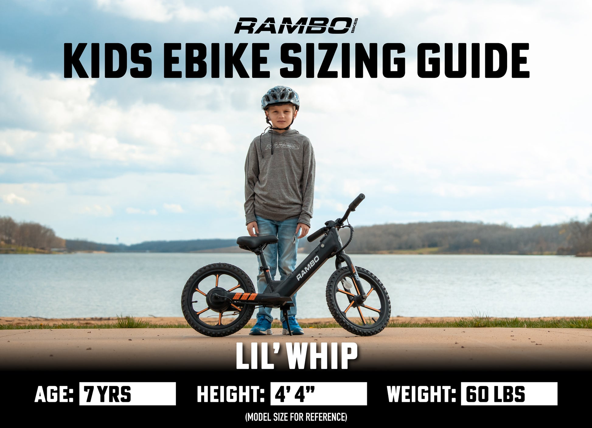 Rambo Electric Bikes - LIL' WHIP 3.0 - Matte Black