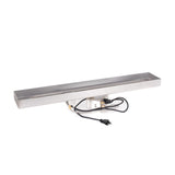 The Outdoor Plus - 48" x 6" Rectangular Lipless Drop in Pan Stainless Steel Linear Burner - OPT-LTRCT486