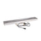 The Outdoor Plus - 96" x 6" Rectangular Lipless Drop in Pan Stainless Steel Linear Burner - OPT-LTRCT966