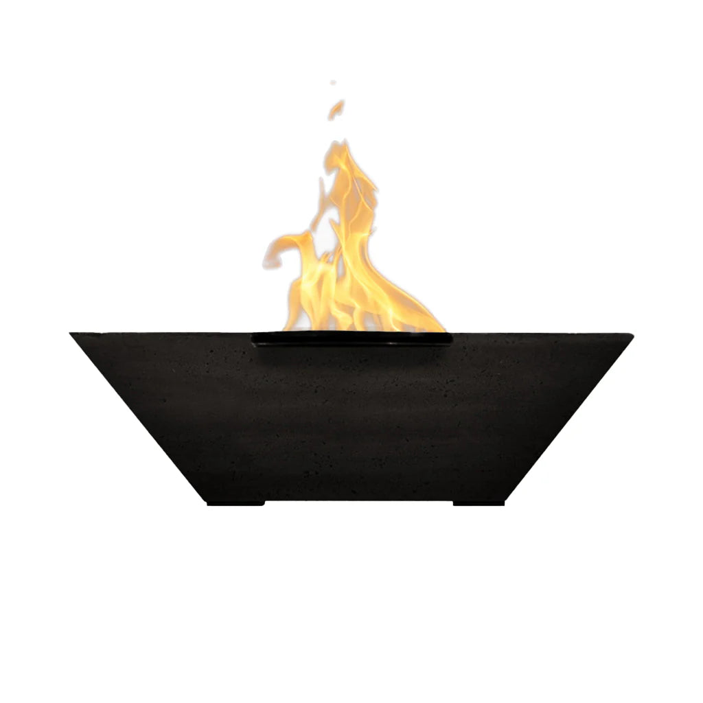 Prism Hardscapes - 29" Lombard Concrete Gas Fire Water Bowl NG/LP w/PH Igniter