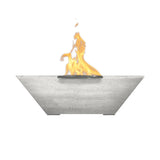 Prism Hardscapes - 29" Lombard Concrete Gas Fire Water Bowl NG/LP w/PH Igniter