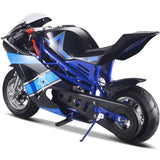 MotoTec - MotoTec Gas Pocket Bike GT 49cc 2-Stroke Blue | MT-Gas-GT_Blue