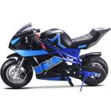 MotoTec - MotoTec Gas Pocket Bike GT 49cc 2-Stroke Blue | MT-Gas-GT_Blue