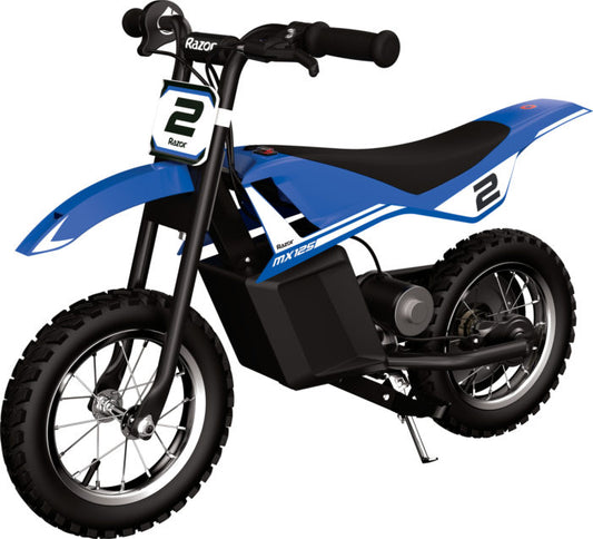 Razor | Dirt Rocket MX125 - Blue with Up to 8 mph Max Speed | 15118244