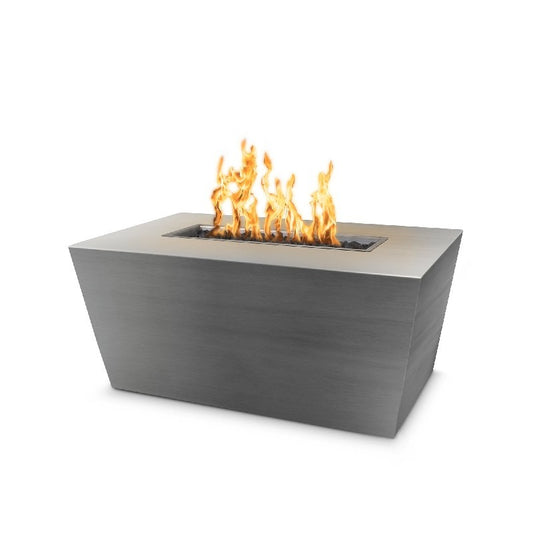 The Outdoor Plus - Mesa 60" Fire Pit - Stainless Steel - NG, LP - OPT-SSTT6024