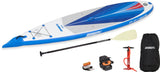 Sea Eagle - NN126K 1 Person 12'6" White/Blue Electric Pump NeedleNose Racer iSUP Package ( NN126K_EP )