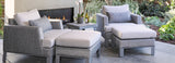 RST Brands - Portofino® Sling 5 Piece Sunbrella® Outdoor Club Chair Set | OP-ALCLB5-PORIV