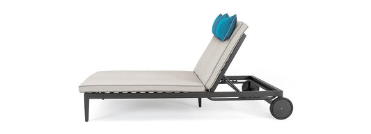 RST Brands - Venetia™ Sunbrella® Outdoor Double Lounger - Gray