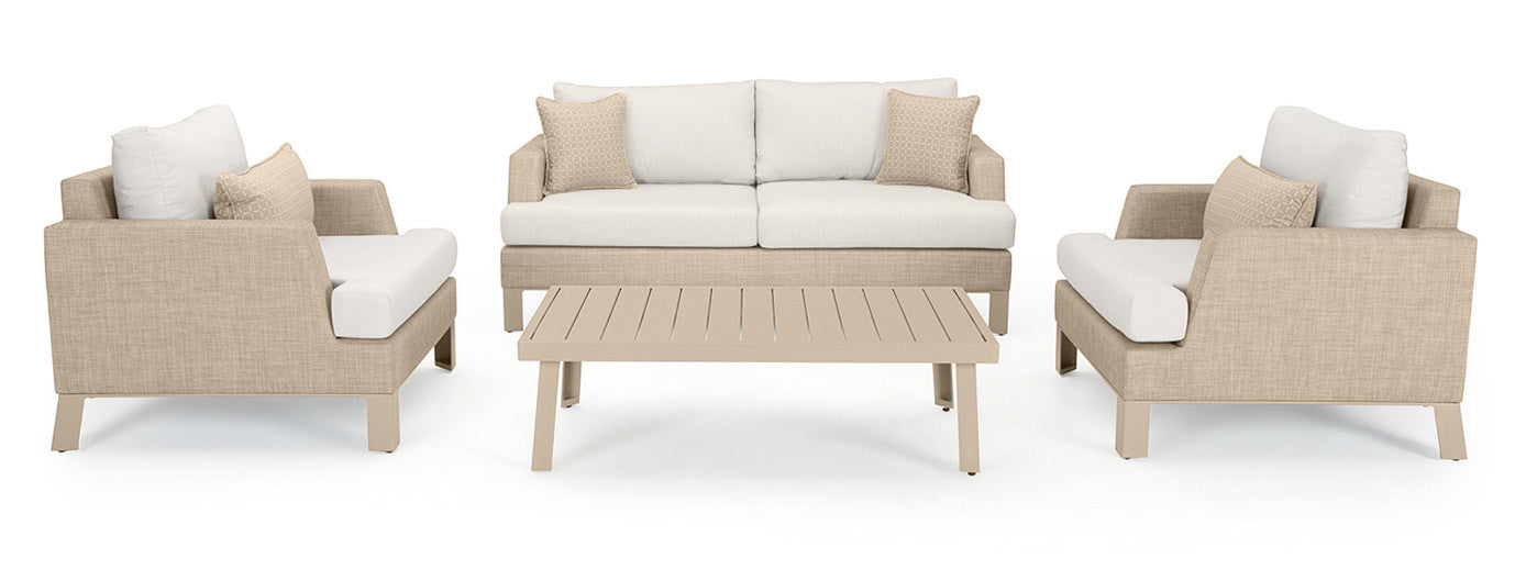 RST Brands - Portofino® Sling 4 Piece Sunbrella® Outdoor Modular Seating Group | OP-ALSCSG4-PORIV