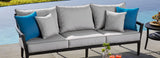 RST Brand - Venetia™ 88in Sunbrella® Outdoor Sofa - Gray | OP-ALSOF88-VEN