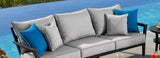 RST Brand - Venetia™ 88in Sunbrella® Outdoor Sofa - Gray | OP-ALSOF88-VEN