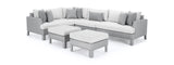 RST Brands - Portofino® Sling 6 Piece Sunbrella® Outdoor Sectional | OP-ALSS6M-PORIV