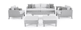 RST Brands - Portofino® Sling 8 Piece Sunbrella® Outdoor Deep Seating Set | OP-ALSS8-PORIV