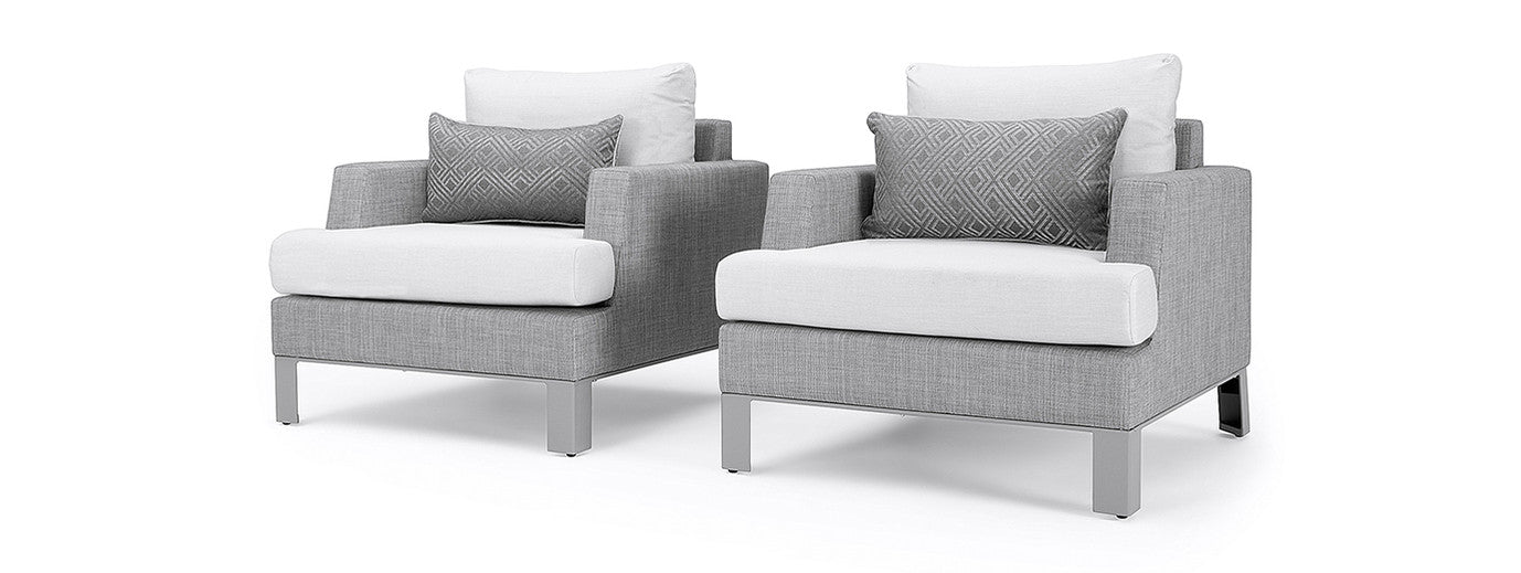 RST Brands - Portofino® Sling 8 Piece Sunbrella® Outdoor Deep Seating Set | OP-ALSS8-PORIV