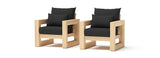 RST Brands - Benson™ Set of 2 Sunbrella® Outdoor Club Chairs | OP-AWCLB2-BEN