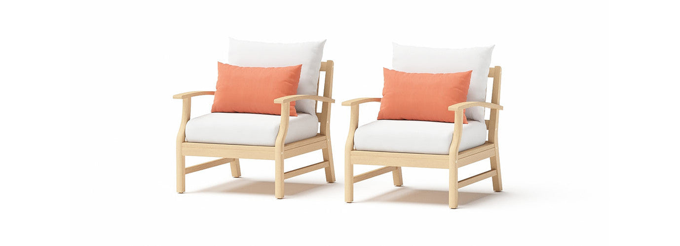 RST Brands - Kooper™ Set of 2 Sunbrella® Outdoor Club Chairs | OP-AWCLB2-KPR