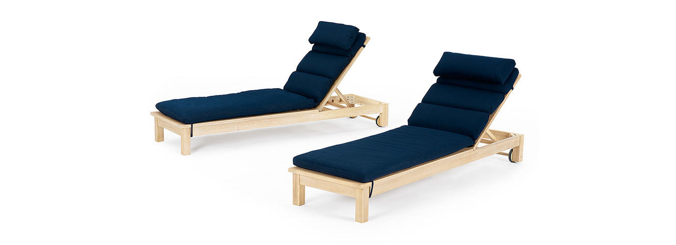 RST Brands - Kooper™ Set of 2 Sunbrella® Outdoor Chaise Lounges