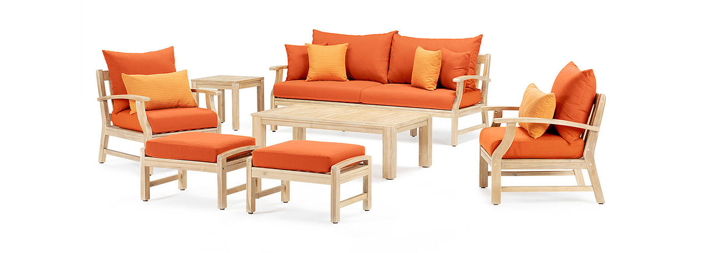RST Brands - Kooper™ 7 Piece Sunbrella® Outdoor Sofa & Club Chair Set