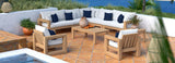 RST Brands - Benson™ 9 Piece Sunbrella® Outdoor Seating Set | OP-AWSS9-BEN