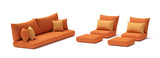 RST Brands - Modular Outdoor 8 Piece Sunbrella® Club Cushion Cover Set