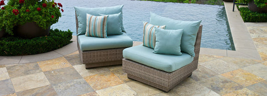 RST Brands - Modular Outdoor Armless Chair Base Cushion